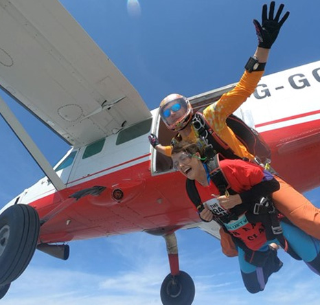 britannia beckwith charity sky dive